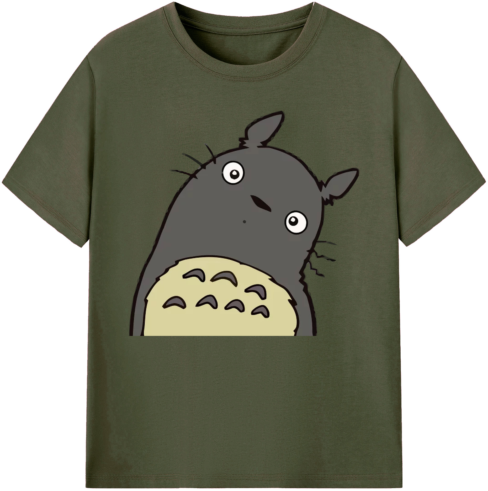（画像用） となりのトトロ 草壁メイ 草壁サツキ My Neighbor Totoro Satsuki Kusakabe Mei Kusakabe 綿100％ メンズ半袖Tシャツ｜肌触りやわらか＆通気性